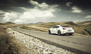 Nissan, Cars, Road, Side View, 370Z HD wallpaper
