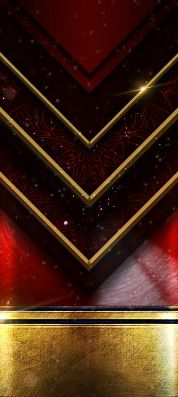 Red Steel, gold, magenta, art, metal HD phone wallpaper
