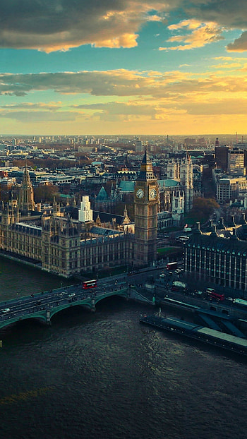London bridges, Buckingham Palace, Tower of London, River Thames HD phone wallpaper