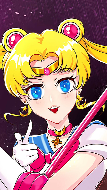 Sailor Moon Eternal, Moonlit , Magical atmosphere, Cosmic adventures HD phone wallpaper