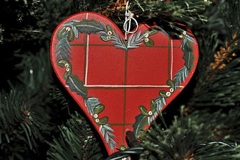 Christmas time 2, green, christmas, tree, red HD wallpaper