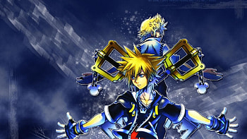 Fantasy kingdom, Sora's destiny, Keyblade master, Digital art HD wallpaper