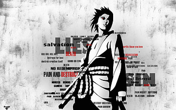 Sasuke Uchiha, guy anime, anime, naruto, black hair HD wallpaper