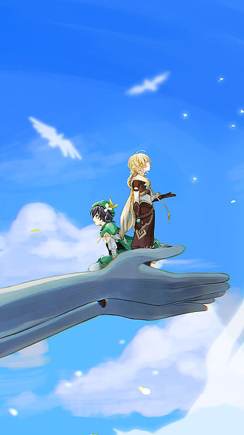 Venti (Genshin Impact), Aether (Genshin Impact), video game, Genshin Impact HD phone wallpaper