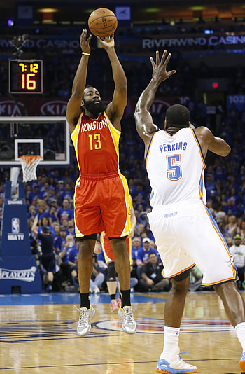 Kendrick Perkins, James Harden HD phone wallpaper