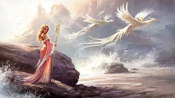 Arrival Of Dragon Queen , dragon, queen, artist, artwork, digital-art, artstation HD wallpaper