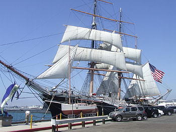 star of india, star, sea, ship, san diego HD wallpaper