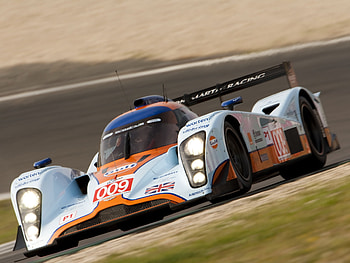 Auto, Grass, Aston Martin, Cars, Front View, 2009, Lmp1 HD wallpaper