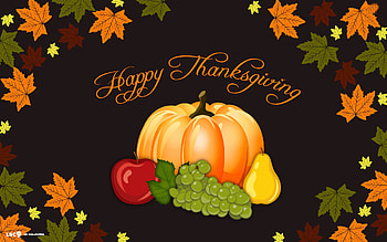 ... happy thanksgiving day vector art pumpkin autumn leaves holiday HD wallpaper