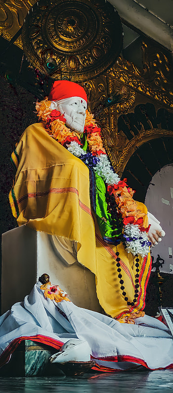 Saibaba, god, mercy HD phone wallpaper