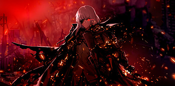 Dark M16a1, girls frontline, soldier HD wallpaper