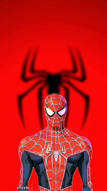 Spider-man movie, roja, animacion HD phone wallpaper