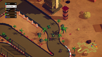 NeoSprint - Desert Track, video game HD wallpaper