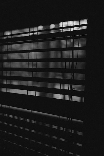 Dark, Bw, Chb, Stripes, Streaks, Window, Jalousie HD phone wallpaper