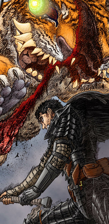 Berserk, griffith, guts, anime HD phone wallpaper
