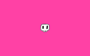 Pink, Minimalism, Drawing, , Skull HD wallpaper