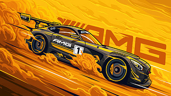 Mercedes Amg Gtr Legend Of Speed, mercedes-amg-gtr, cars, artwork, artist, behance HD wallpaper