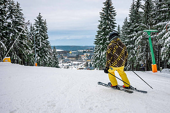 Alpine skiing, snowboarding, urlaubsregion altenberg erleben, sports HD wallpaper