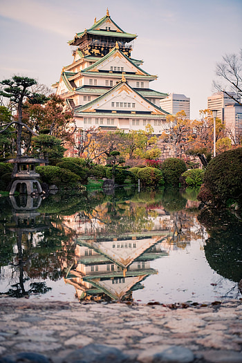 Osaka Castle, Travels, Japan exploration, Land of the Rising Sun HD phone wallpaper