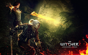 the witcher 2 assassins of kings triss merigold geralt the witcher 2 : assassins of kings HD wallpaper