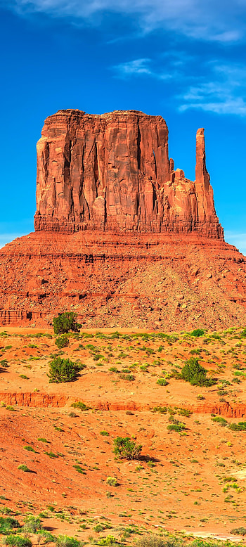 West Mitten Butte, Arizona HD phone wallpaper