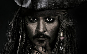 Monochrome, Jack Sparrow HD wallpaper