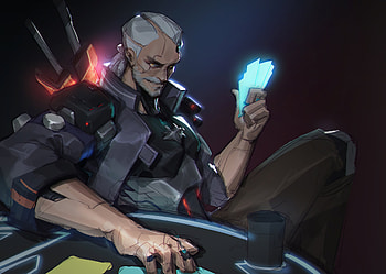 Cyber Geralt 2077, geralt-of-rivia, the-witcher-3, games, artwork, artist, digital-art, artstation HD wallpaper