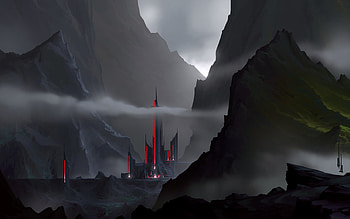 Among The Rocks , artist, artwork, digital-art, deviantart HD wallpaper