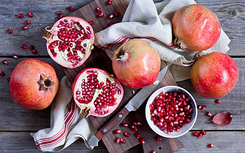 Pomegranate fruit, , Colorful burst, Exotic taste HD wallpaper