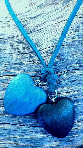 Blue Heart, Aesthetic HD phone wallpaper