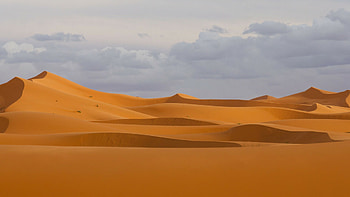 Desert serenity, Nature's tranquility, Wide horizons, Endless beauty HD wallpaper