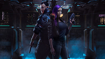 Cyberpunk 2077 V & Jackie Welles HD wallpaper