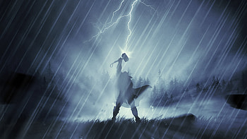 Thor Illustration, thor, Illustration, superheroes, artist, artwork, digital-art, behance HD wallpaper
