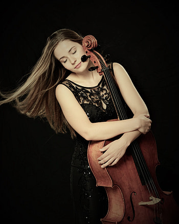 Modern suite, Cello and voices, Music in motion, Artistic expression HD phone wallpaper