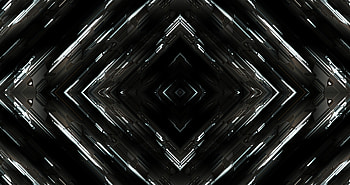 Squares, dark fractal, abstract, glowing lines HD wallpaper