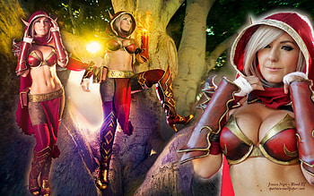 Jessica Nigri - Blood Elf HD wallpaper
