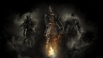 Dark souls, armored soldiers, game, dark HD wallpaper