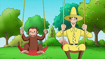 Curious George TV — Swinging with The Man in the Yellow Hat, TV Show, Curious George HD wallpaper