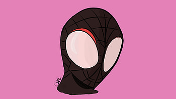 Spiderman Minimal Pink , spiderman, superheroes, minimalism, minimalist, artist, artwork, digital-art HD wallpaper