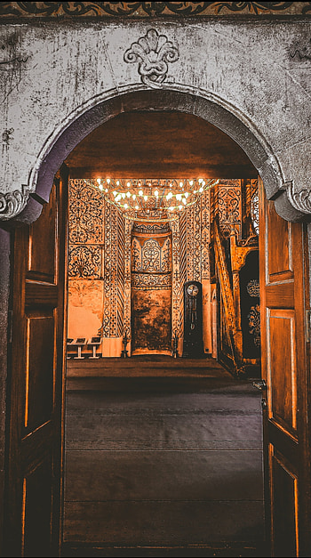 Mosque, fixture, ceiling HD phone wallpaper