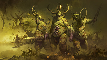 Total War: Warhammer III, Loading screens, Race , Immersive gameplay HD wallpaper