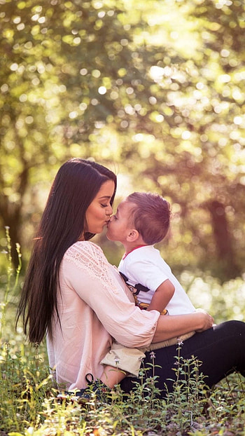 Mom Papa, Mother Love Son HD phone wallpaper