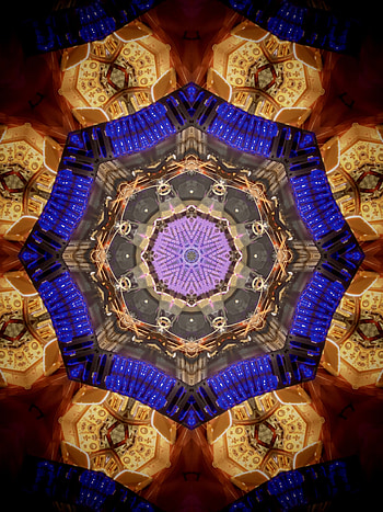 Abstract, Pattern, Fractal, Kaleidoscope, Geometry HD phone wallpaper
