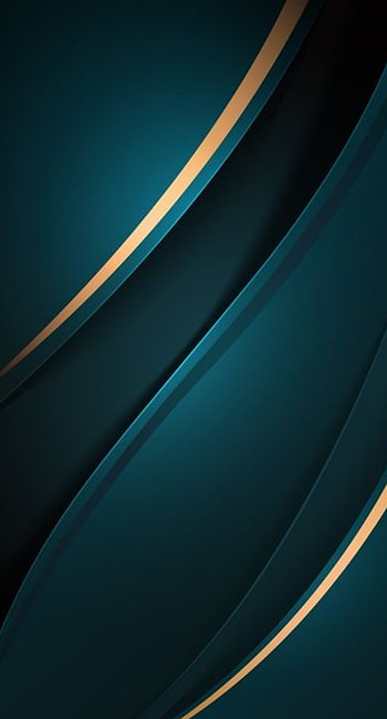 green material design, gold, waves, curves, modern, background, texture, pattern, abstract, lines, smooth HD phone wallpaper