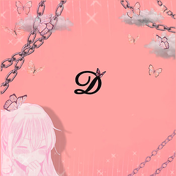 Letra D, Aesthethic, rosa HD phone wallpaper