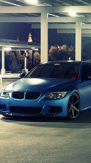 bmw, e92, m3 series, matte, metallic blue HD phone wallpaper