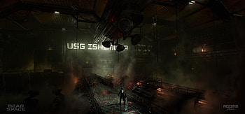 Dead Space (2023) — Quad : USG Ishimura Hangar, video game, Dead Space (2023) HD wallpaper