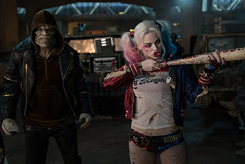 Killer Croc, Margot Robbie (Harley Quinn) HD wallpaper