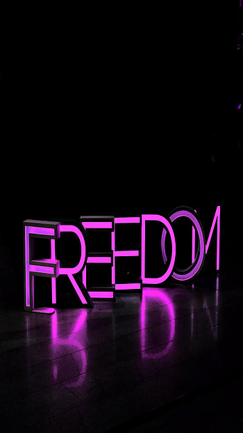 Violet, Words, Neon, Inscription, Purple, dom HD phone wallpaper