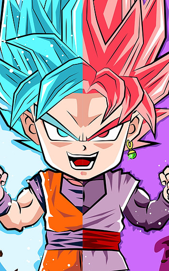 Dragon Ball Super — Goku Duality: Blue & Red , Goku, Anime, Dragon Ball Super HD phone wallpaper